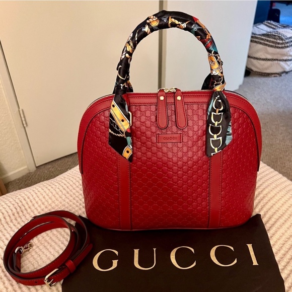 Gucci Microguccissima Crossbody Dome - Picture 1 of 3